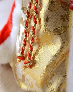 WeRChristmas Santa Christmas Tree Topper, Red/Gold, 40 Cm