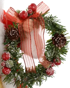 WeRChristmas Santa Christmas Tree Topper, Red/Gold, 40 Cm
