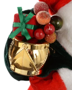 WeRChristmas Santa Christmas Tree Topper, Red/Gold, 40 Cm