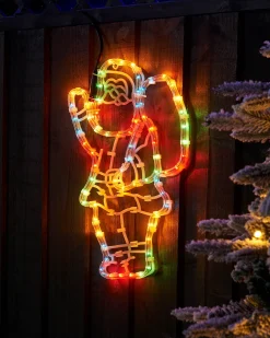 WeRChristmas Santa Rope Light Silhouette, 41 Cm