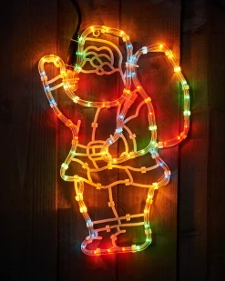 WeRChristmas Santa Rope Light Silhouette, 41 Cm