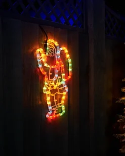 WeRChristmas Santa Rope Light Silhouette, 41 Cm