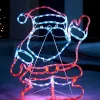 WeRChristmas Santa Rope Light Silhouette, 59 Cm