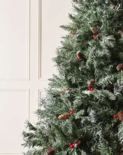 WeRChristmas Scandinavian Blue Spruce Christmas Tree, 5 Ft