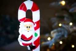 WeRChristmas Set Of 3 Candy Cane Pathway Stake Lights, 60 Cm