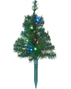 WeRChristmas Set Of 6 Christmas Tree Pathway Stake Lights, 33 Cm