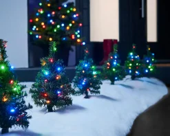 WeRChristmas Set Of 6 Christmas Tree Pathway Stake Lights, 33 Cm