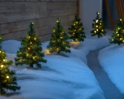 WeRChristmas Set Of 6 Christmas Tree Pathway Stake Lights, 30 Cm