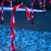WeRChristmas Set Of 4 Connectable Candy Cane Pathway Lights, 38 Cm