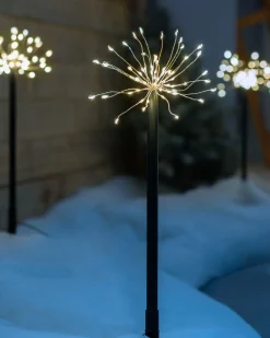 WeRChristmas Set Of 4 Exploding Firework Pathway Stake Lights, 44 Cm