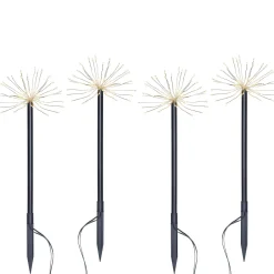 WeRChristmas Set Of 4 Exploding Firework Pathway Stake Lights, 44 Cm