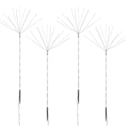 WeRChristmas Set Of 4 Firework Pathway Stake Lights, 96 Cm