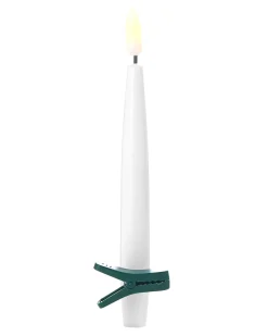 WeRChristmas Set Of 12 LED Clip On Candles, 15 Cm