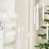 WeRChristmas Set Of 10 LED Hanging Candles, 15 Cm