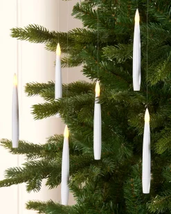 WeRChristmas Set Of 10 LED Hanging Candles, 15 Cm