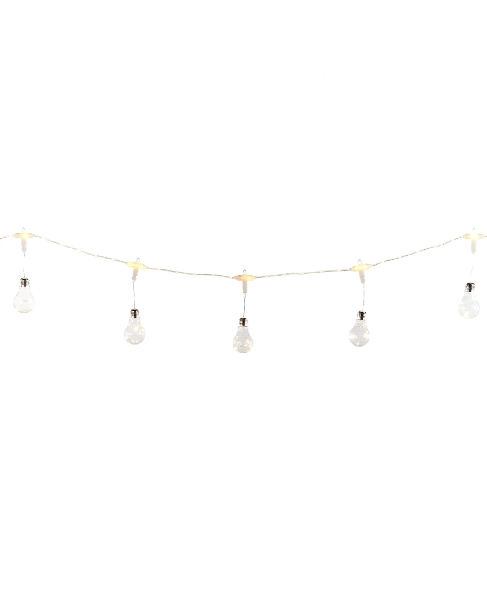 WeRChristmas Set Of 10 Light Bulbs Light String, Warm White, 2.8 M