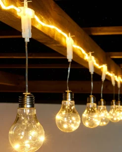 WeRChristmas Set Of 10 Light Bulbs Light String, Warm White, 2.8 M