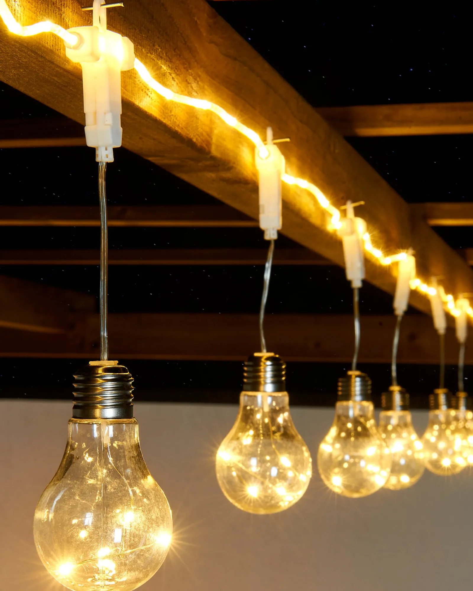 WeRChristmas Set Of 10 Light Bulbs Light String, Warm White, 2.8 M