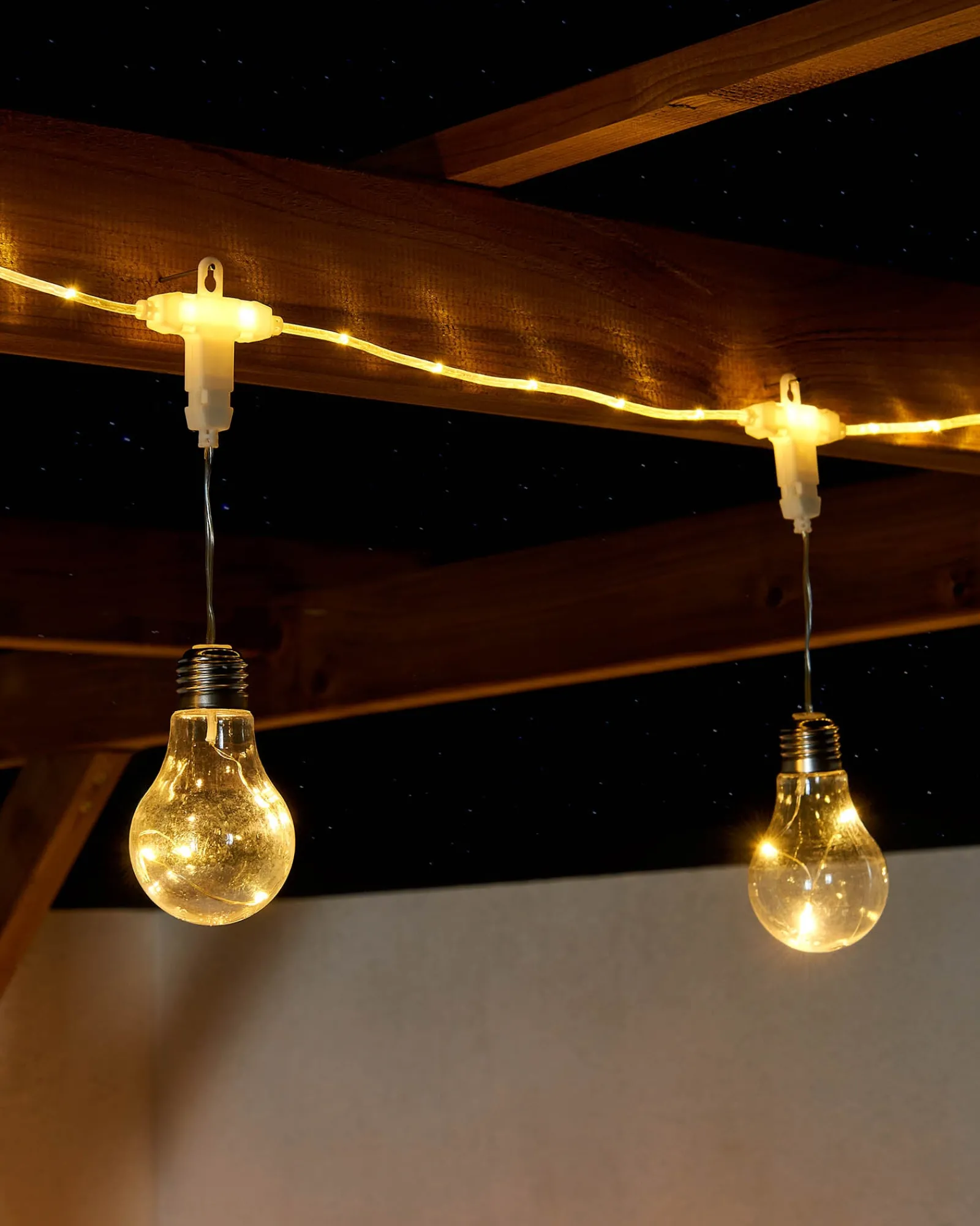 WeRChristmas Set Of 10 Light Bulbs Light String, Warm White, 2.8 M