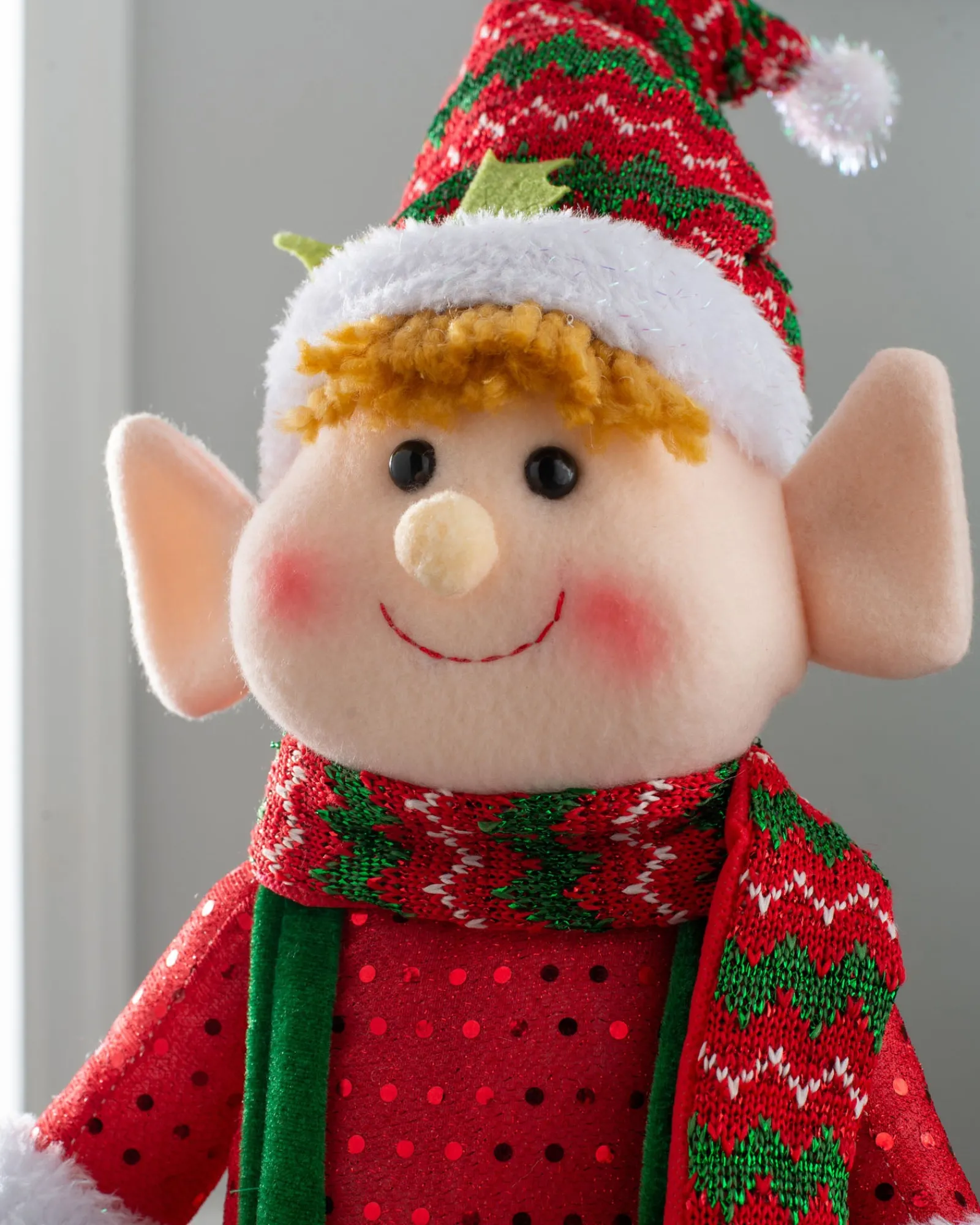 WeRChristmas Set Of 2 Standing Elf Figurines, 60 Cm