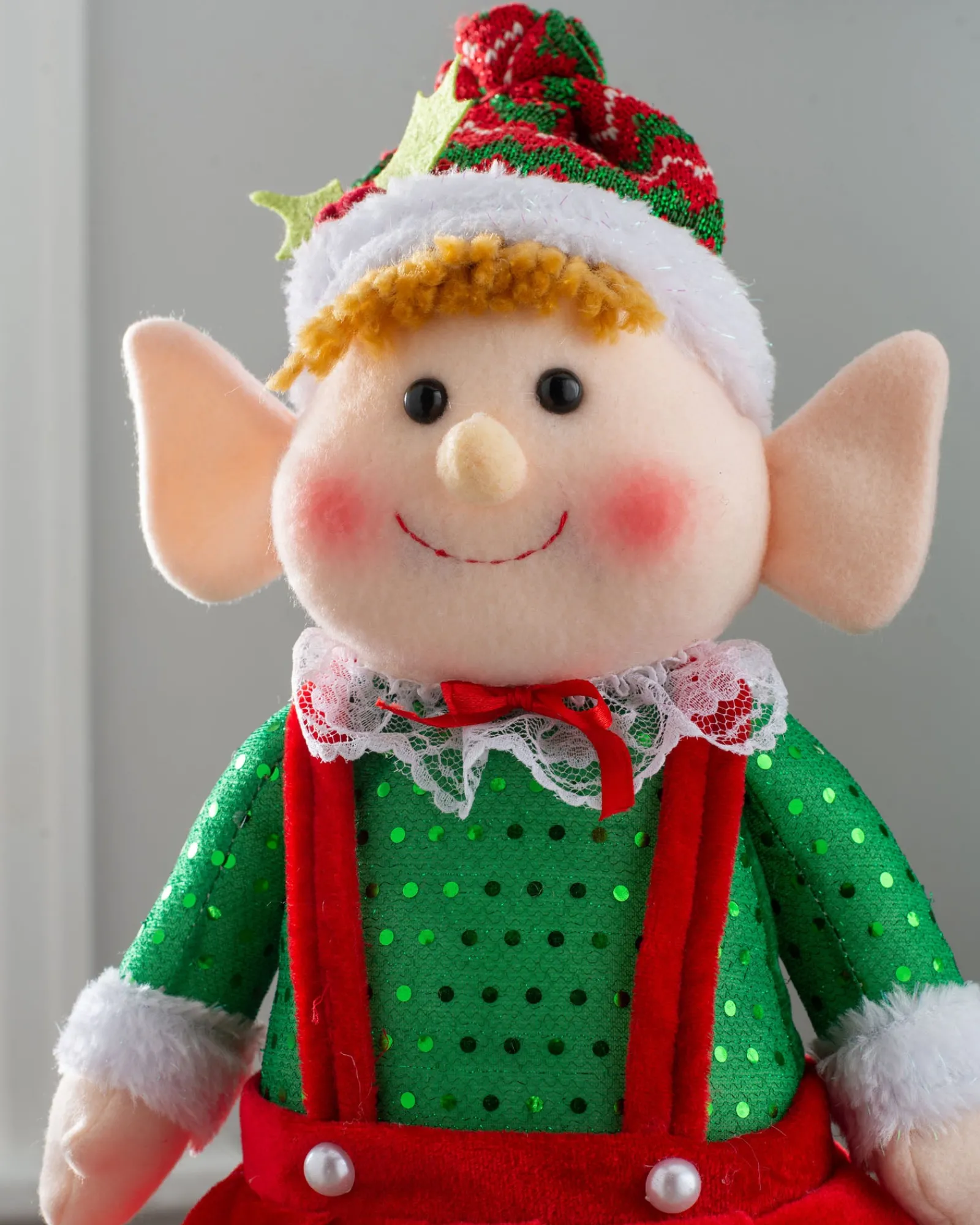 WeRChristmas Set Of 2 Standing Elf Figurines, 60 Cm