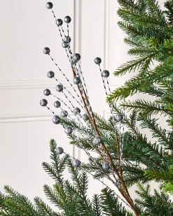 WeRChristmas Silver Berry Christmas Tree Spray, 78 Cm
