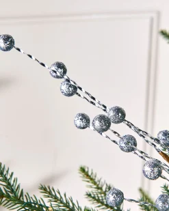 WeRChristmas Silver Berry Christmas Tree Spray, 78 Cm