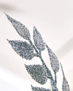 WeRChristmas Silver Leaf Christmas Tree Spray, 73 Cm