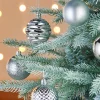 WeRChristmas Silver Shatterproof Baubles, 50 Pack, 6 Cm