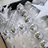 WeRChristmas Silver Shatterproof Baubles Set, 50 Pack