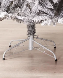 WeRChristmas Snow Flocked Grey Fir Christmas Tree, 7 Ft