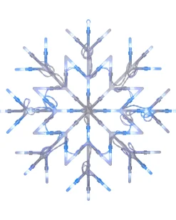 WeRChristmas Snowflake Silhouette, Blue, 36 Cm
