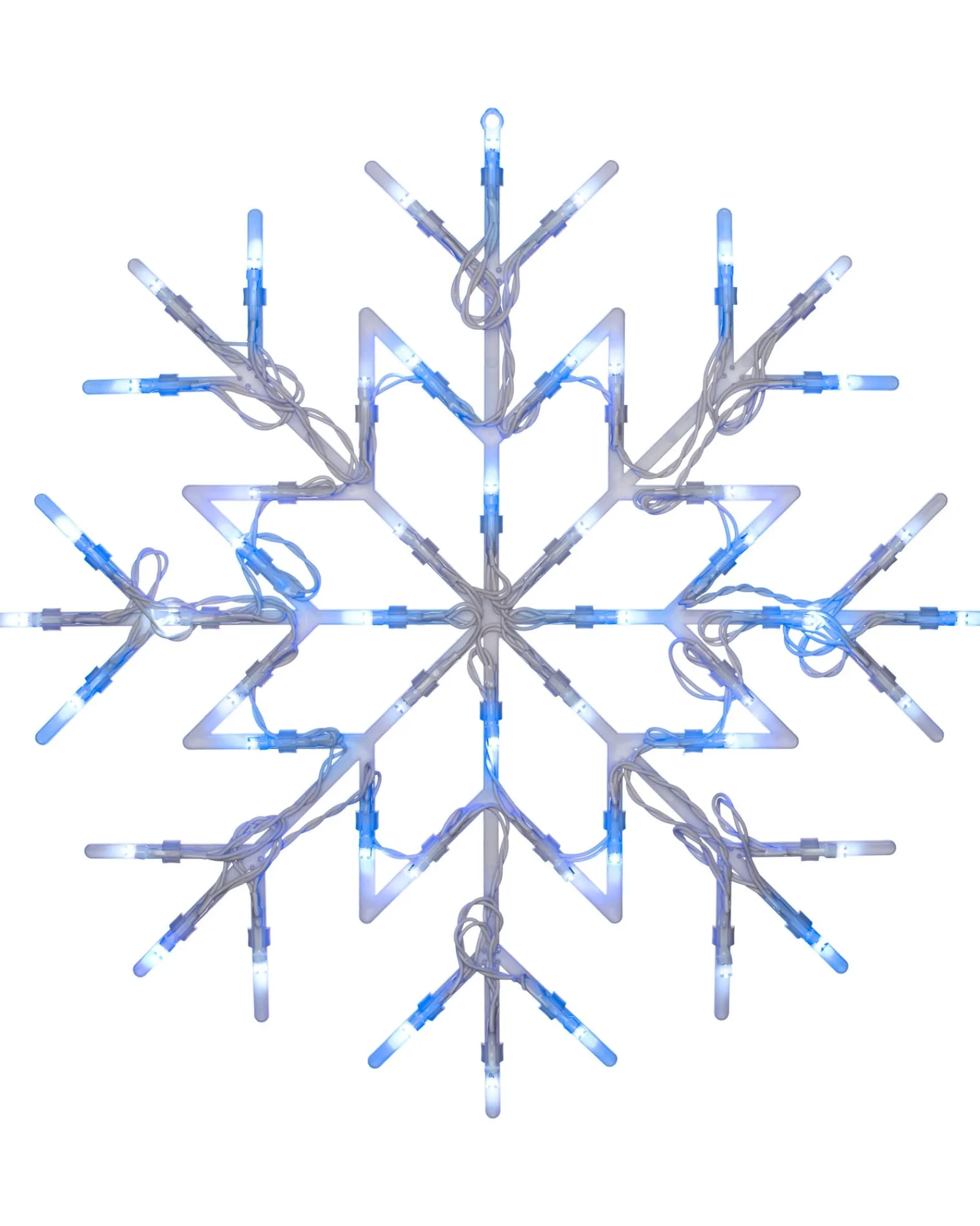 WeRChristmas Snowflake Silhouette, Blue, 36 Cm