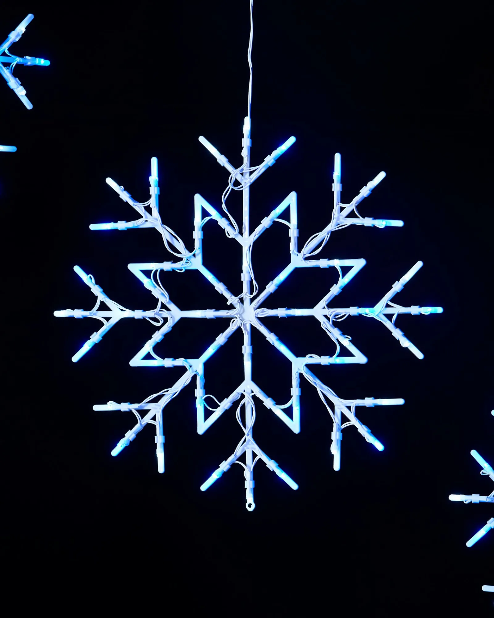 WeRChristmas Snowflake Silhouette, Blue, 36 Cm