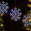WeRChristmas Snowflake Silhouette, Multi-Coloured, 36 Cm