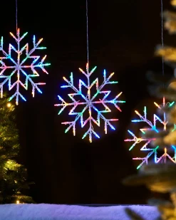 WeRChristmas Snowflake Silhouette, Multi-Coloured, 36 Cm
