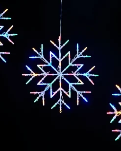 WeRChristmas Snowflake Silhouette, Multi-Coloured, 36 Cm
