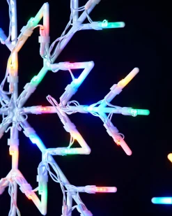 WeRChristmas Snowflake Silhouette, Multi-Coloured, 36 Cm