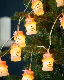 WeRChristmas Snowman LED Light String, 1.8 M