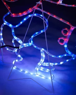 WeRChristmas Snowman With Fire Rope Light
