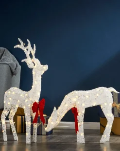WeRChristmas Stag & Deer Reindeer Silhouette, 90 Cm