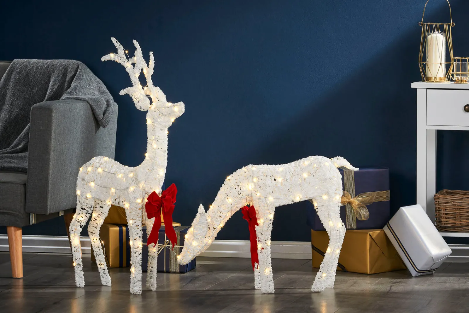 WeRChristmas Stag & Deer Reindeer Silhouette, 90 Cm