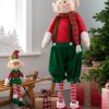 WeRChristmas Standing Elf Figurine With Extendable Legs, 60-109 Cm