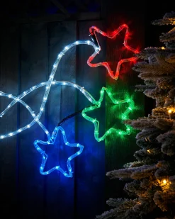 WeRChristmas Star Motif Rope Light Silhouette, 190 Cm