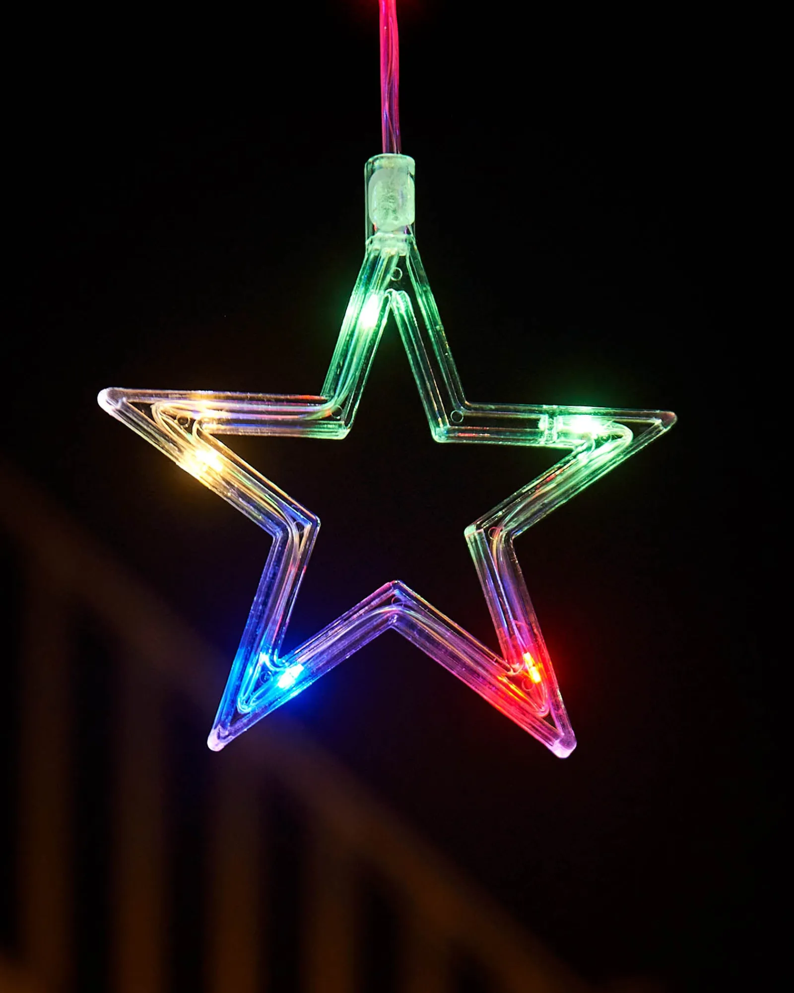 WeRChristmas Star Silhouette Curtain Light, 2.1 M