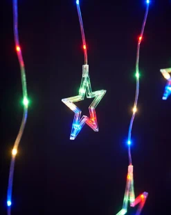 WeRChristmas Star Silhouette Curtain Light, 2.1 M