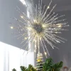 WeRChristmas Starburst Christmas Tree Topper, Silver, 32 Cm