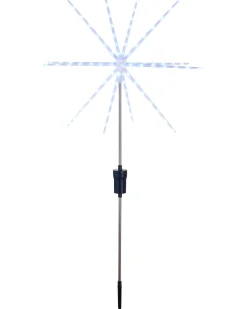 WeRChristmas Starburst Pathway Stake Light, Ice White, 98 Cm