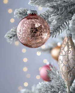 WeRChristmas Sweet Harmony Glass Baubles, 20 Pack