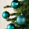 WeRChristmas Teal Shatterproof Baubles, 9 Pack, 10 Cm